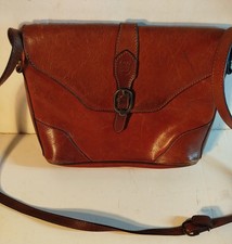 sac à main cuir bandoulière vintage marque LC Louis Chené Paris