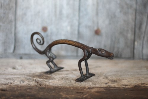 Poignée porte laiton motif - poignée,