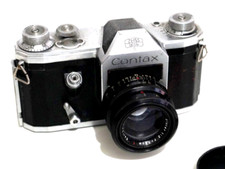 RARE+++ Early 1952 Zeiss Ikon Contax D Biotar T Red 58mm f/1:2 17 Blades Black