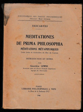 DESCATES-MEDITATIONES DE PRIMA