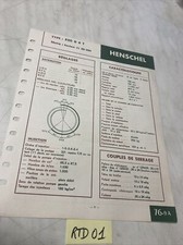 Fiche technique moteur diesel