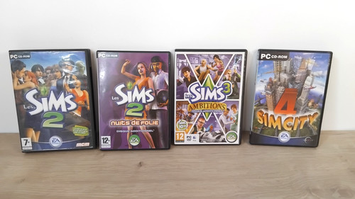 Lot jeux les - pc,