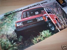 Prospectus / Sales folder brochure ISUZU Trooper II 1988 //
