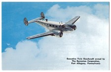 1960s Private Airplane Beechcraft Advert - Port Allegany, PA Penn Pennsylvania