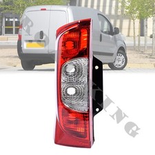 Feu Arrière pour Fiorino 2008/19 Nemo Peugeot Bipper Horizontal Porte Gauche