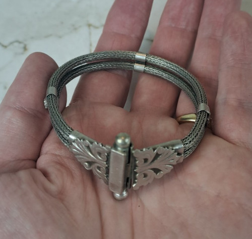 Bracelet berbère ancien metal - bracelet,