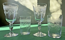4 verres à liqueur en cristal