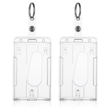 Lot de 2 porte badges pour