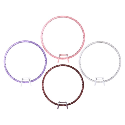 Cadre broderie cercle rond - de,