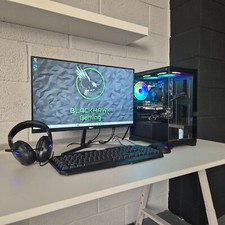 Gaming PC Bundle i7 Quad Nvidia RTX 3050 32GB RAM 1TB SSD/HDD Windows 11 WiFi