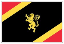 AUTOCOLLANT DRAPEAU BELGIQUE