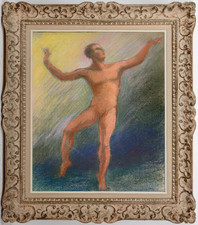 HENRI LAFFITE (1885-1977) RODIN STUDENT - MALE NUDE CIRCA 1920 (606)