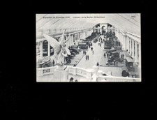 automobile voiture ancien cpa exposition bruxelles 1910 section britannique auto