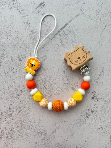 Attache tétine lion fait - fait, main