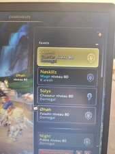 Compte WOW: The War Within