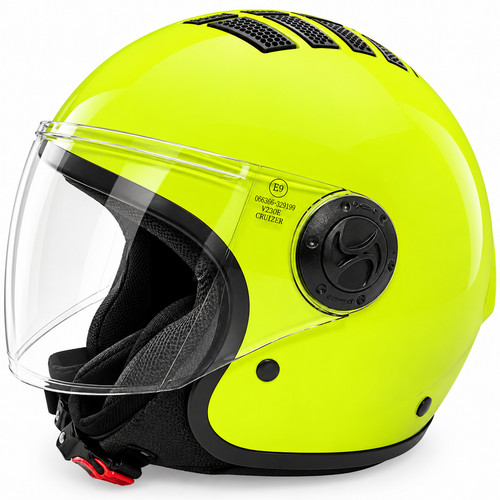 Casque moto scooter jet - de,