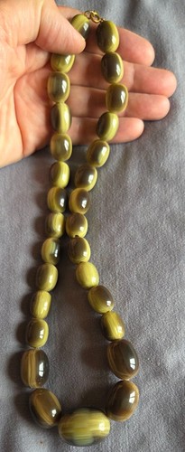 Collier vintage matière - en,