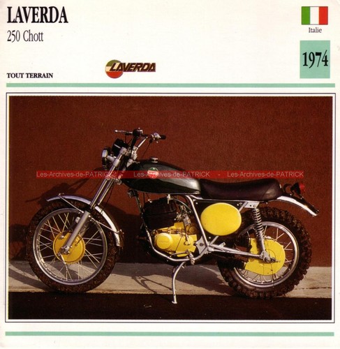 Laverda 250 chott 1974 fiche - chott, :