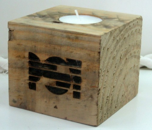 Bougeoir psy bois de - psy,