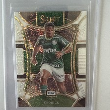 2023-24 Panini Select FIFA - Mezzanine Endrick #158 White Sparkle Prizm