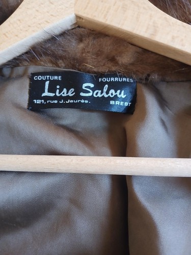 Manteau fourrure vison - manteau,