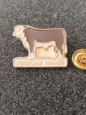 Pin's Pins Pin Enamel 57 Animals Cow British Bull Cow "HEREFORD FRANCE" 