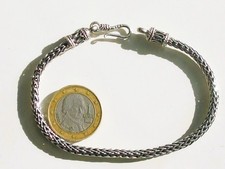 BEAU BRACELET SNAKE en ARGENT