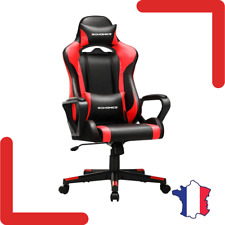 Fauteuil Gamer Chaise de Bureau Siege Ergonomique avec Support Lombaire reglable