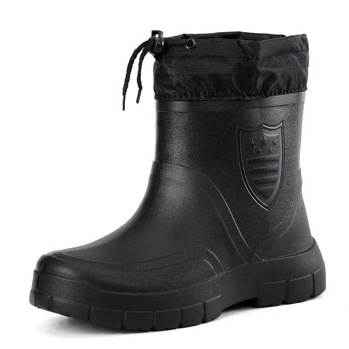 Bottes pluie coton - en,