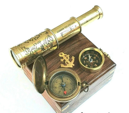 Boussole télescope nautique
