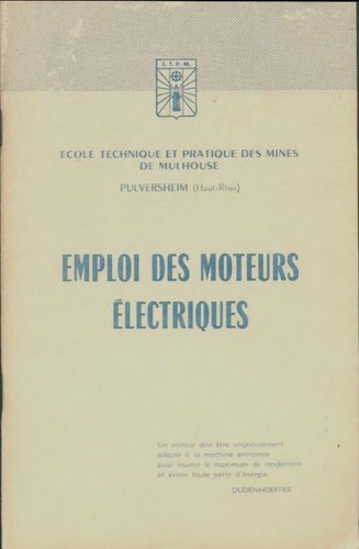 Emploi des moteurs