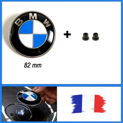 Logo emblème bmw 82mm capot - emblème,