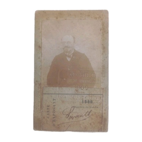 Carte exposant exposition - carte,
