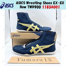 Chaussures de lutte ASICS EX-EO neuves TWR900 1083A001 bleu marine or marine ...