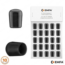 Capuchon pour Tuyau Rond Embout Cap pour Meubles Patin Pied de Chaise Noir