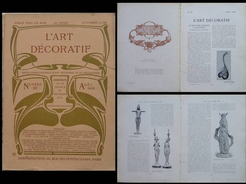 Art decoratif aout 1900 - l'art, 1900-