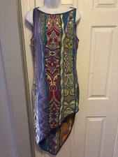 Multicolor Sleeveless Hi-Low