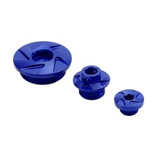 Kit de bouchons de moteur bleu