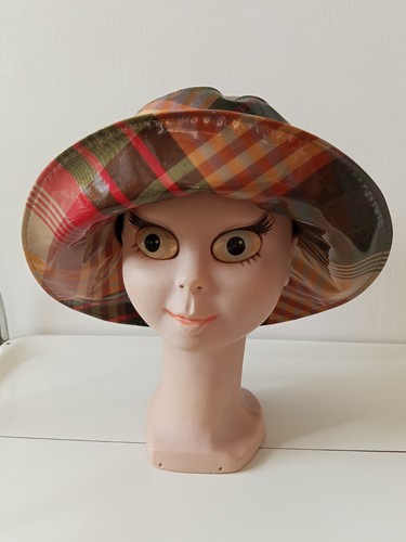 Chapeau pluie cire pvc - chapeau,