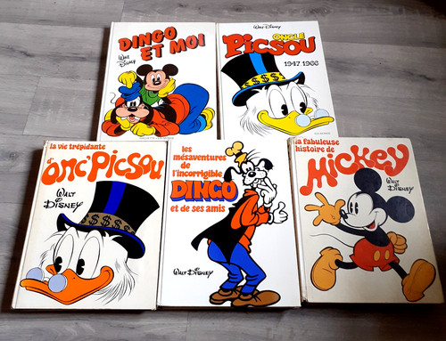 Lot grands livres bd walt - de,