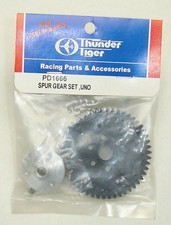 Thunder Tiger PD1666 Couronne + support alu pour UNO 1/10 (MRC/Serpent/Kyosho)