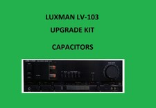 Amplificateur stéréo LUXMAN LV-103 KIT de réparation - tous les condensateurs