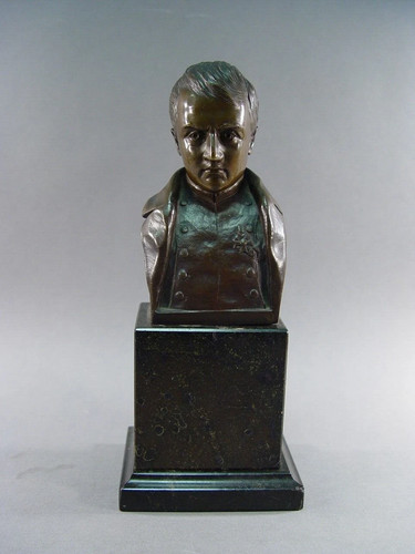 Buste bronze napoleon - en,