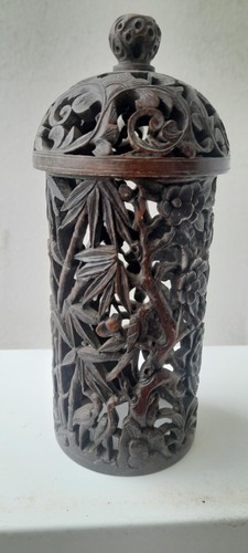Ancien cache bougie cage - cache,