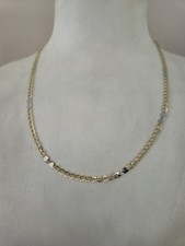 18K OR JAUNE BLANC Chaîne