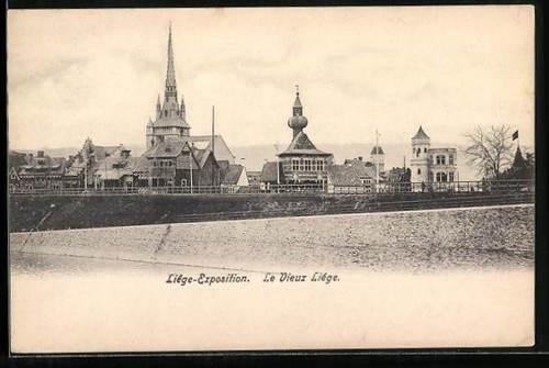 Carte postale liège - /,