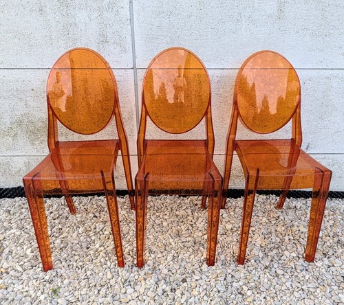 Chaises ghost kartell design - kartell,