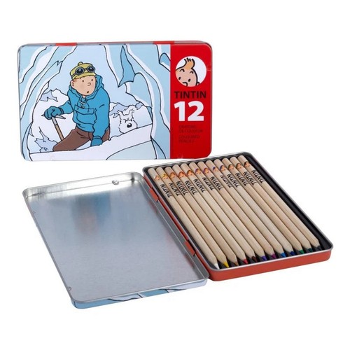 Boîte métal tintin - en,