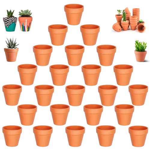 Pcs terre cuite - mini, pots