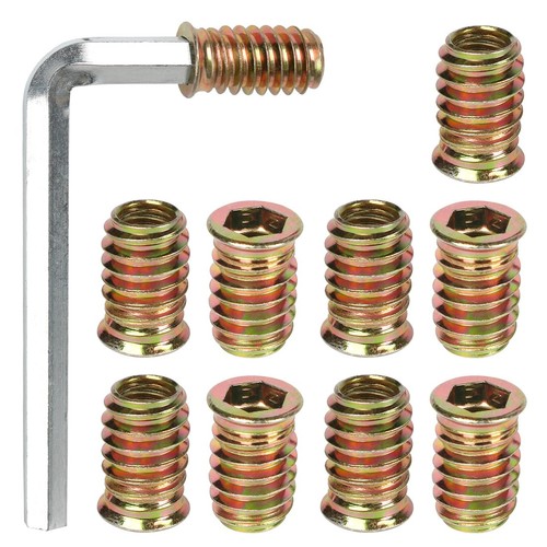 Insert fileté bois 15mm - fileté, m8